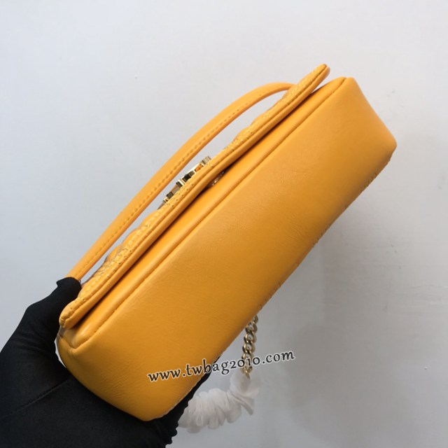 Burberry專門店新款羊皮小號TB蘿拉包 巴寶莉絎縫品牌格紋鏈條單肩挎背女包 yxb1532